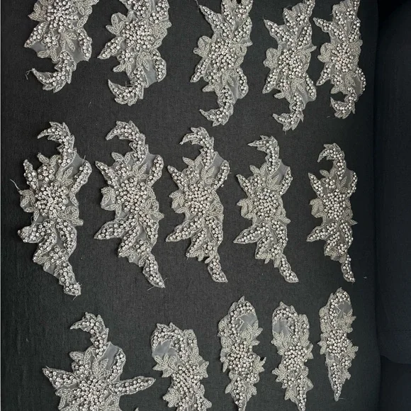 Beaded Rhinestone Appliqués - Picture 11 of 15